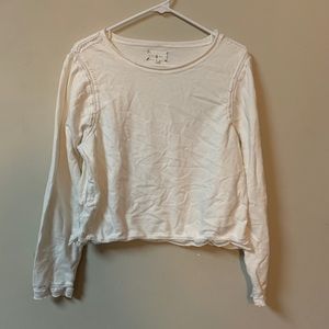 Sweater White Stitched